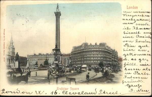 London Trafalgar Square Kutsche