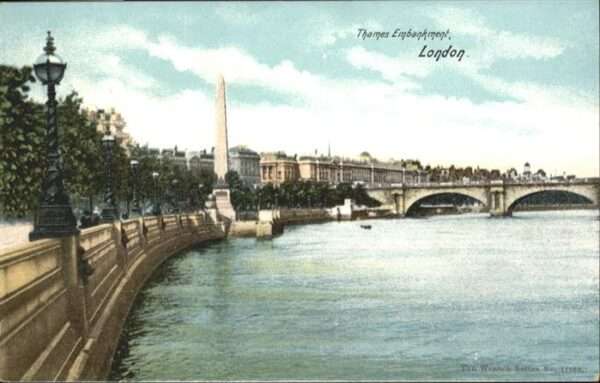 London Thames Embankment Brücke