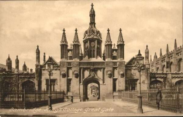 Cambridge Cambridgeshire Kings College Great Gate