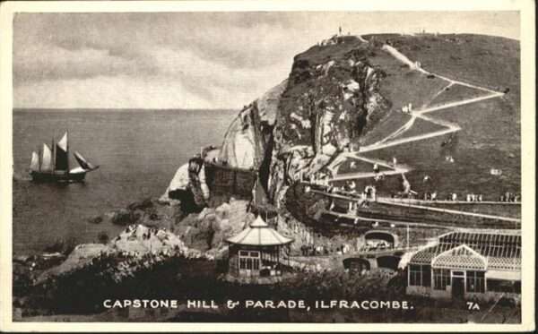 Ilfracombe North Devon Capstone Hill Parade Schiff