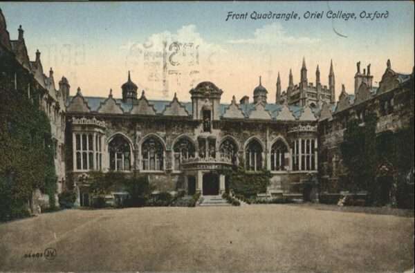 Oxford Oxfordshire Front Quadrangle Oriel College