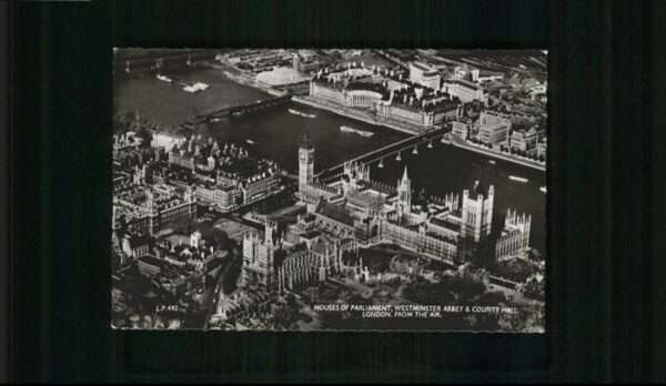London Westminter Anney Fliegeraufnahme