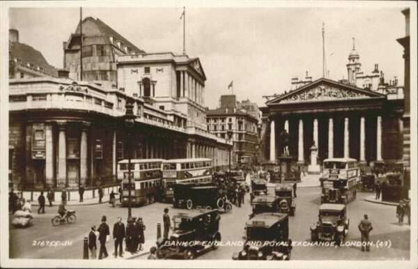 London Bank of England Royal Exchange