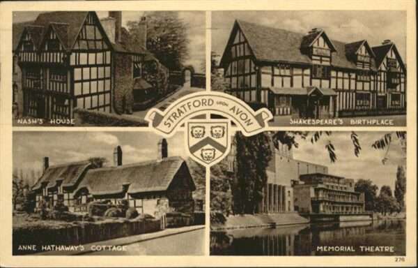 Stratford-on-Avon Birthplace Nashs House Anne Hathaways C