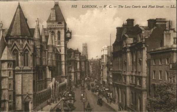 London Law Courts Fleet Street