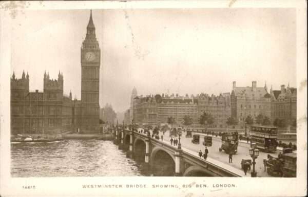 London Westminster Abbey Brücke Strassenbahn