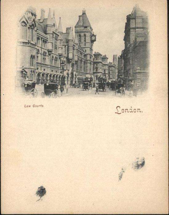 London Law Courts Kutsche