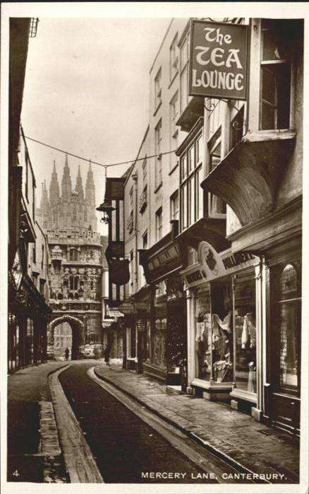 Canterbury Kent Mercery Lane