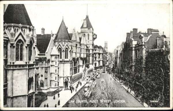 London Law Courts Fleet Street