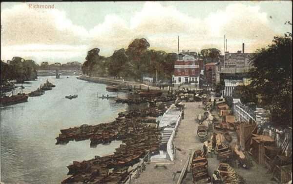 Richmond London Brücke Schiff