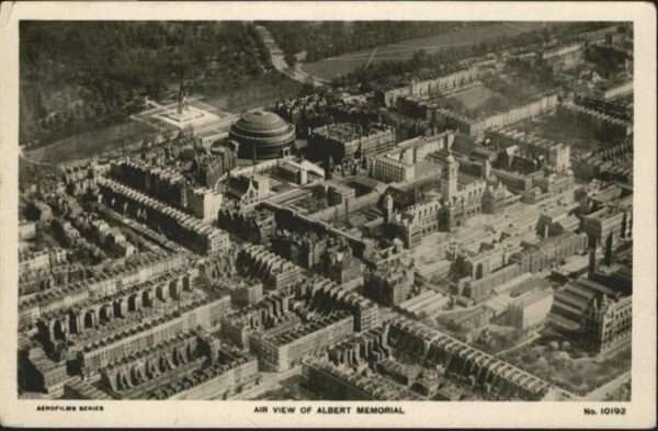 London [Handschrifltich] Albert Memorial Flieg