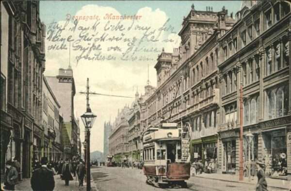 Manchester Deansgate Strassenbahn