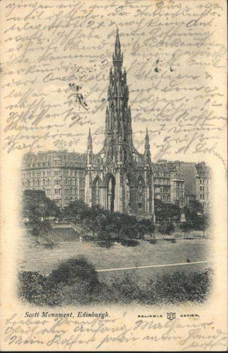 Edinburgh Scotland Scott Monument
