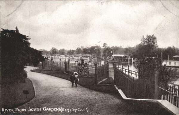 Hampton Court River From South Gardens