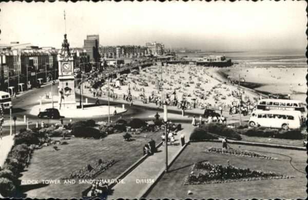 Margate UK Clock Tower and Sands
