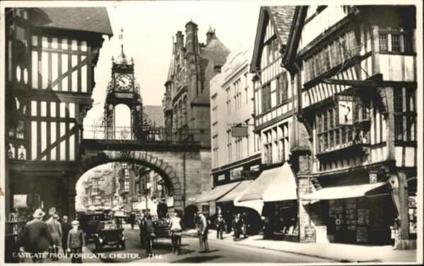 Chester Cheshire Eastgate from Foregate