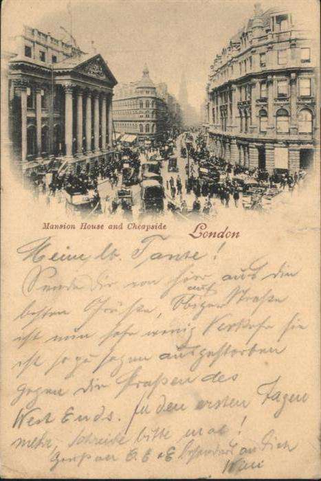 London Mansion House
Cheapside