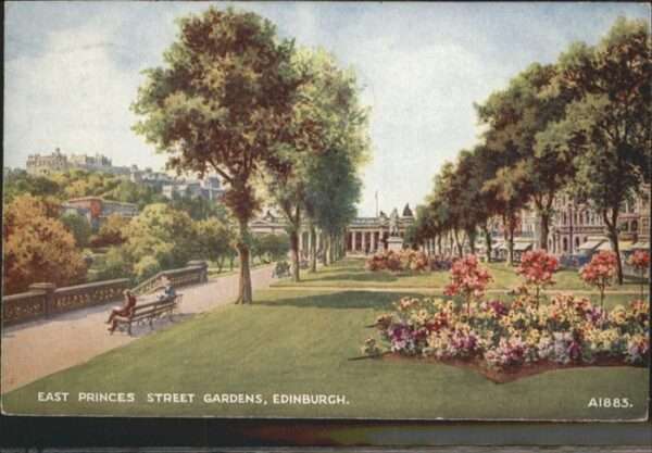 Edinburgh Scotland East Princess Street Gardens