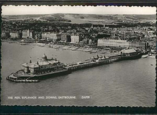 Eastbourne Sussex Esplanade and Downs