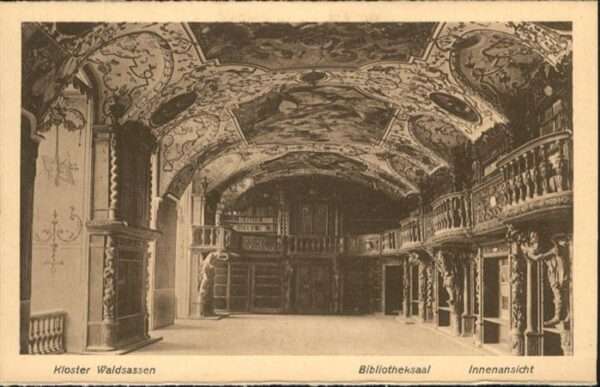 Bibliothek Library Kloster Bibliotheksaal