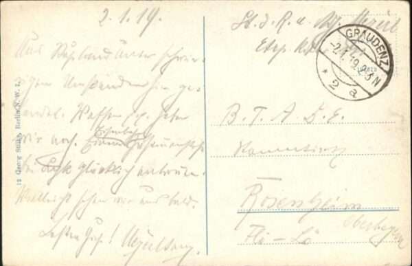 Graudenz Westpreussen Polen Schlossberg – Bild 2