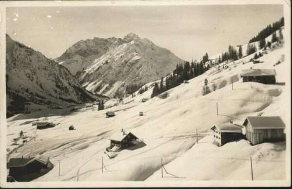 Mittelberg Kleinwalsertal Widderstein