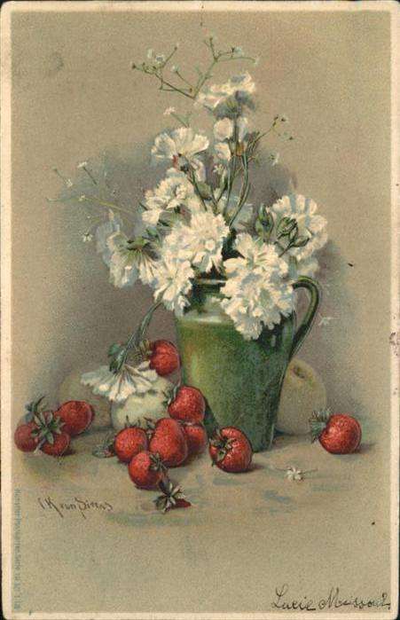 Sivers Blumen Erdbeeren