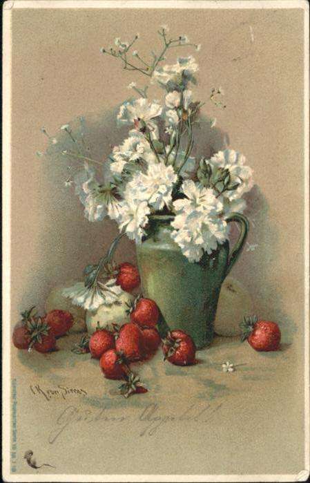 Sivers Blumen Erdbeeren
