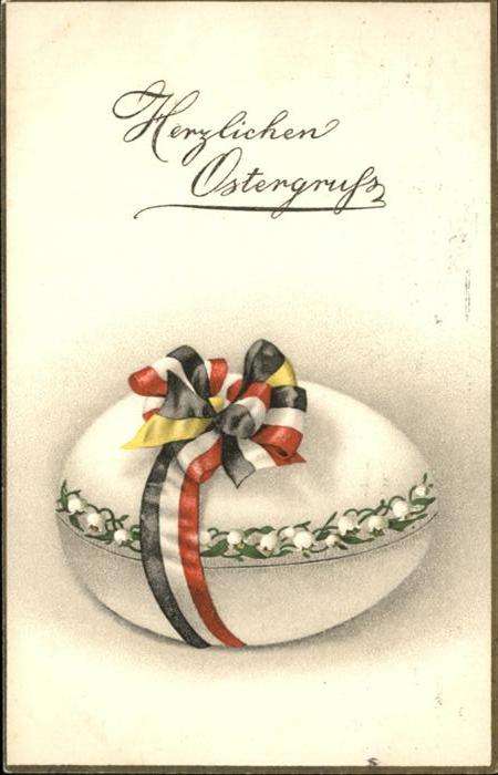 Schwarz Weiss Rot Ostern Osterei