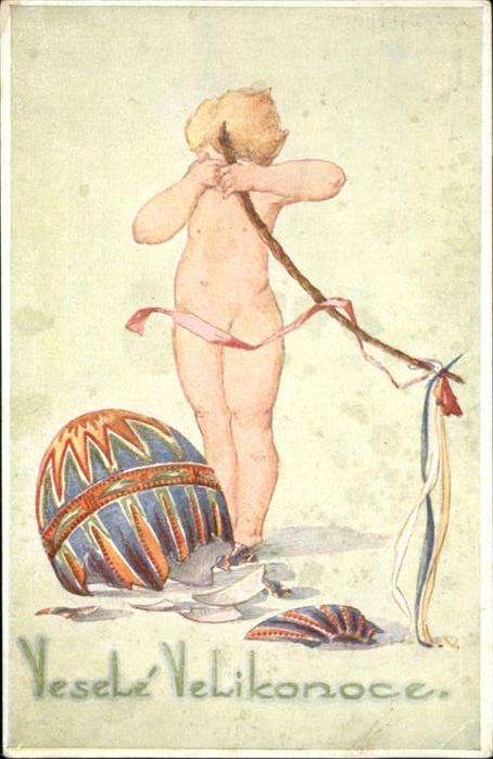 Ostern Easter Paques Künstler B. Koziny
