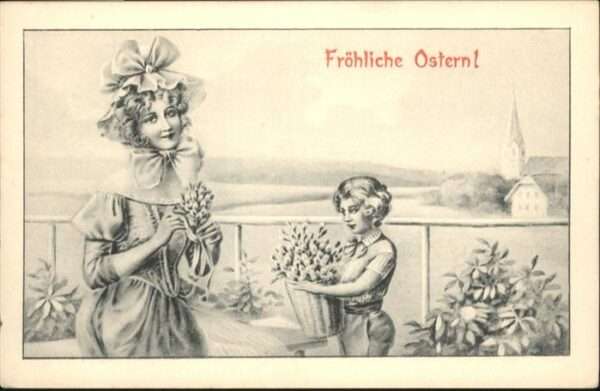 Ostern Easter Paques Frauen
