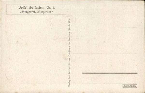 Liederkarte Morgengesung Pferde Reiter Künstler K. – Bild 2