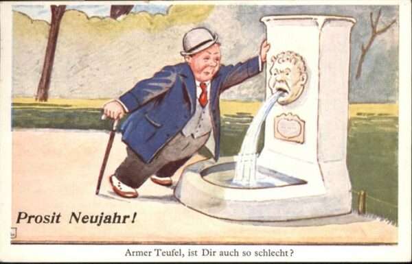 Neujahr Brunnen