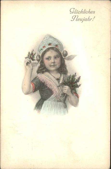 Neujahr Kind Mädchen Tracht