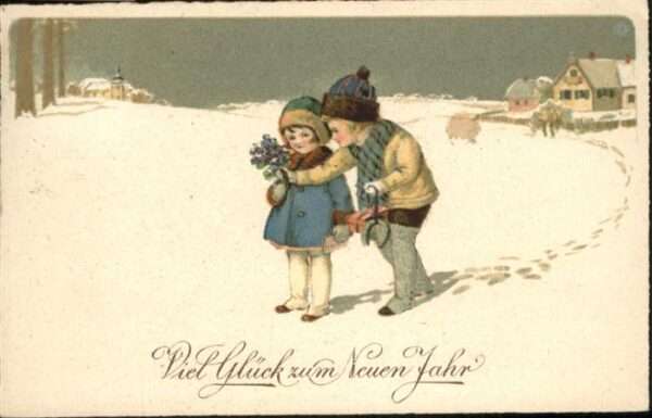 Neujahr Kinder