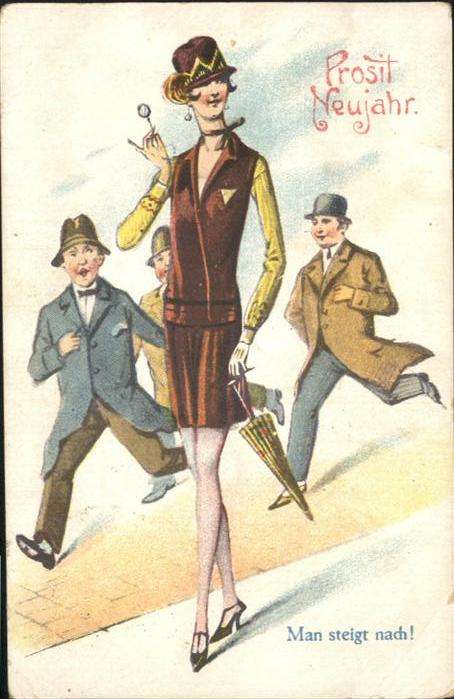 Neujahr Frau