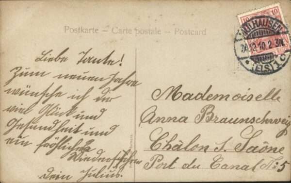 Neujahr Kind Mädchen Korb – Bild 2