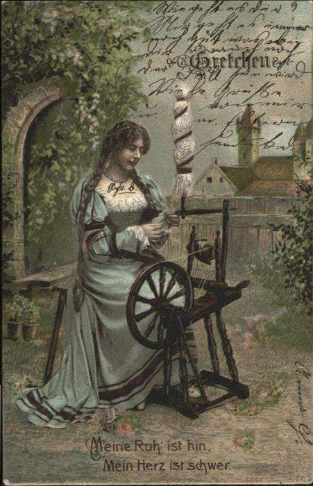 Poesie Gretchen Spindel Frau