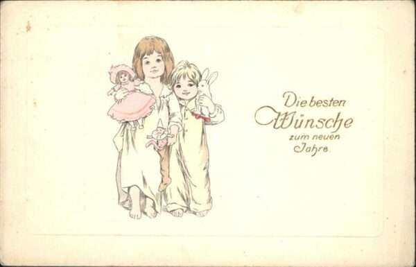 Neujahr Kinder Puppe