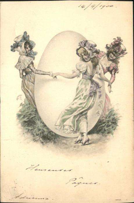 Ostern Easter Paques Tanzen Mädchen