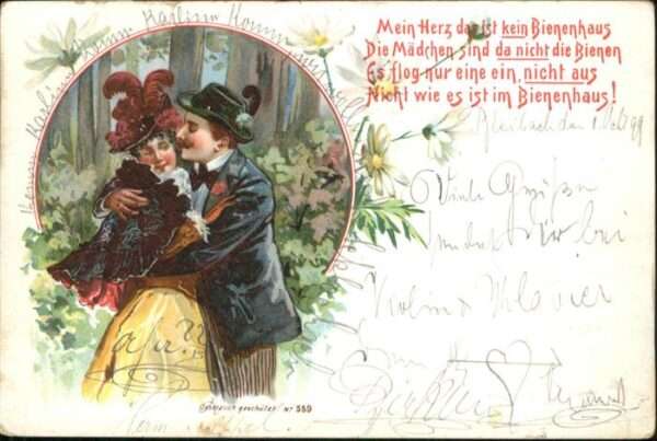 Poesie Kuss Mann Frau