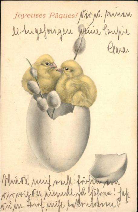 Ostern Easter Paques Küken Ei