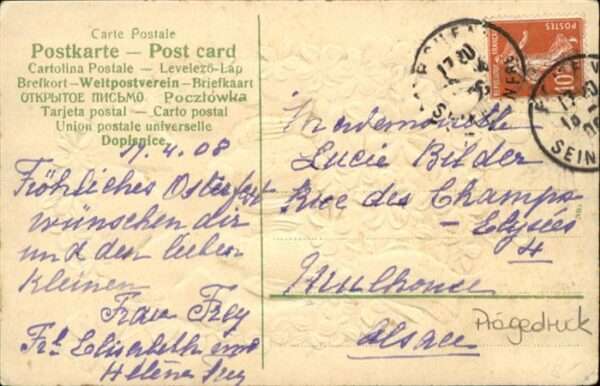 Ostern Easter Paques Küken Kleeblätter – Bild 2