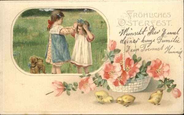 Ostern Easter Paques Kinder Küken