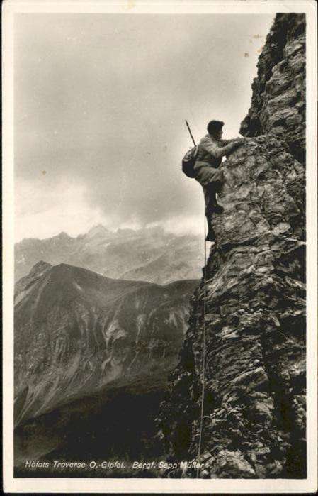 Bergsteigen Klettern