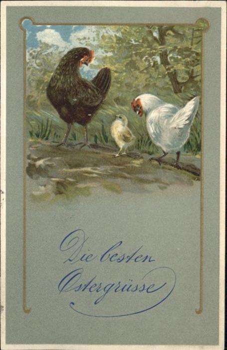 Ostern Easter Paques Geflügel
