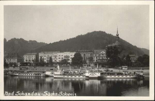 Dampfer Seitenrad Riena Bad Schandau