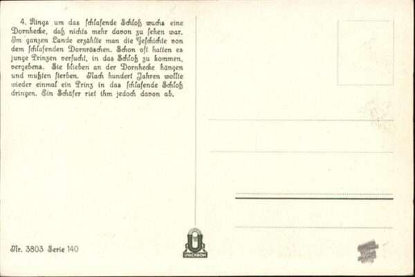Maerchen Sagen Dornröschen Künstler Otto Kubel Pferd H – Bild 2