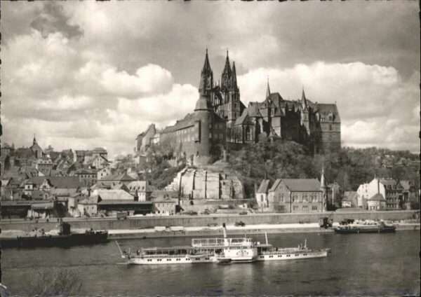 Dampfer Seitenrad Pirna Meissen