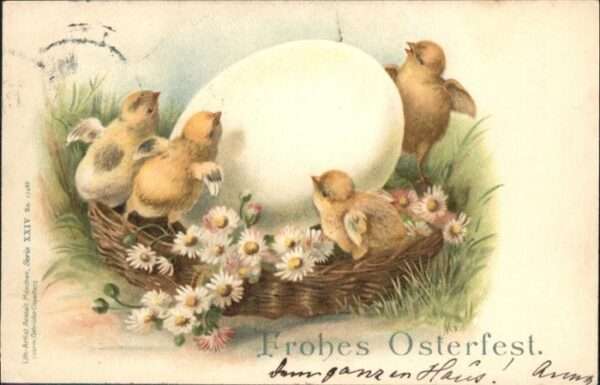 Ostern Easter Paques Küken Ei